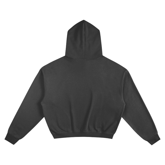 SM Sig. Boxy Hoodie black back