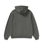 SM Sig. High Neck Fleece Hoodie dark grey back