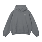SM Sig. Fleece Hoodie grey front