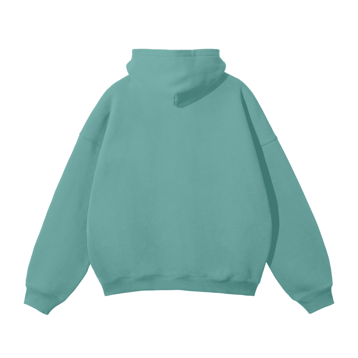 SM Sig. Fleece Hoodie green back