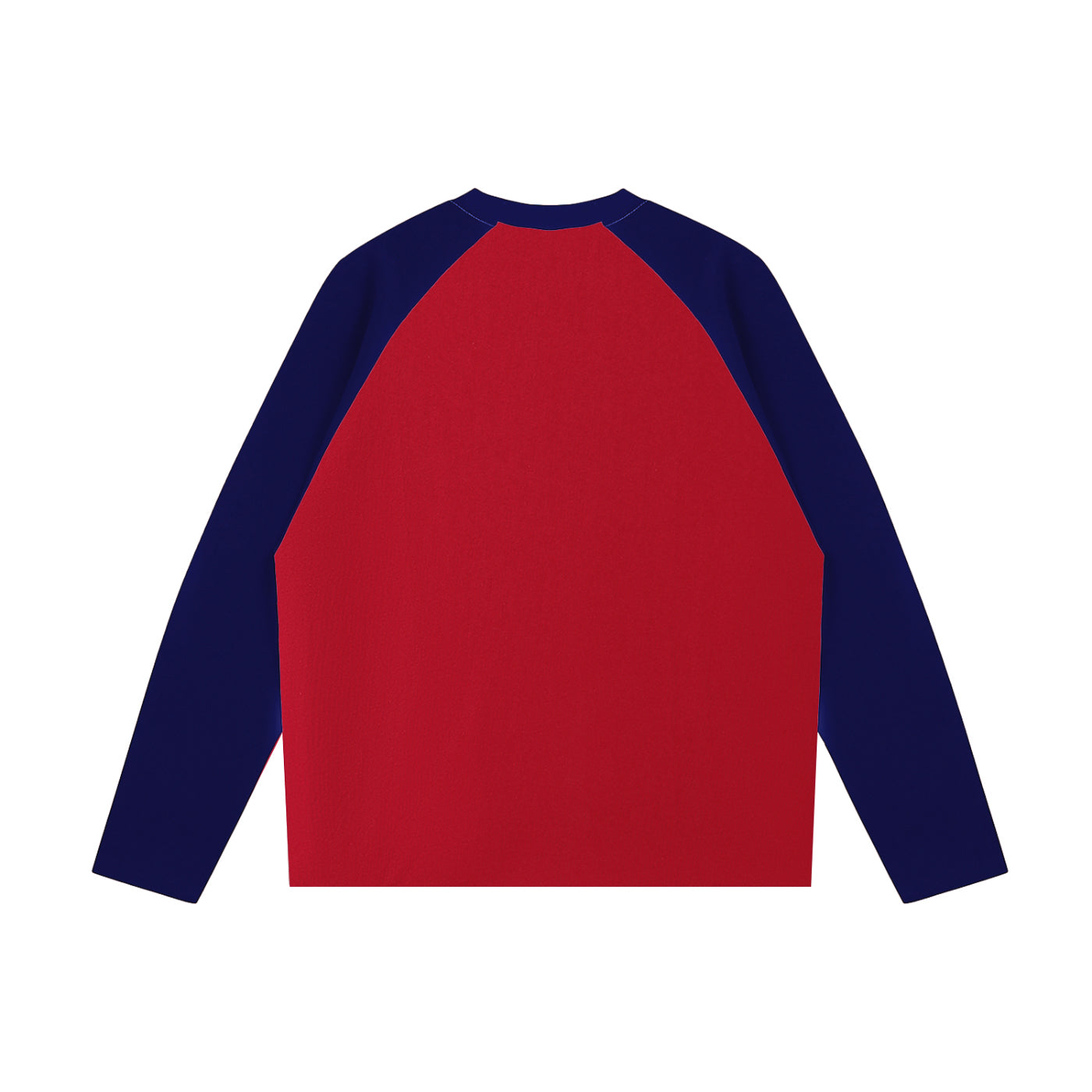 SM Retro Raglan Long-Sleeve T-shirt red back