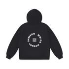 SM London Hoodie charcoal back