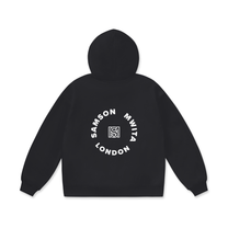 SM London Hoodie charcoal back