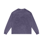 SM Acid Wash Long Sleeve T-shirt back purple haze