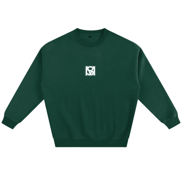SM Fleece Sweatshirt eden green front