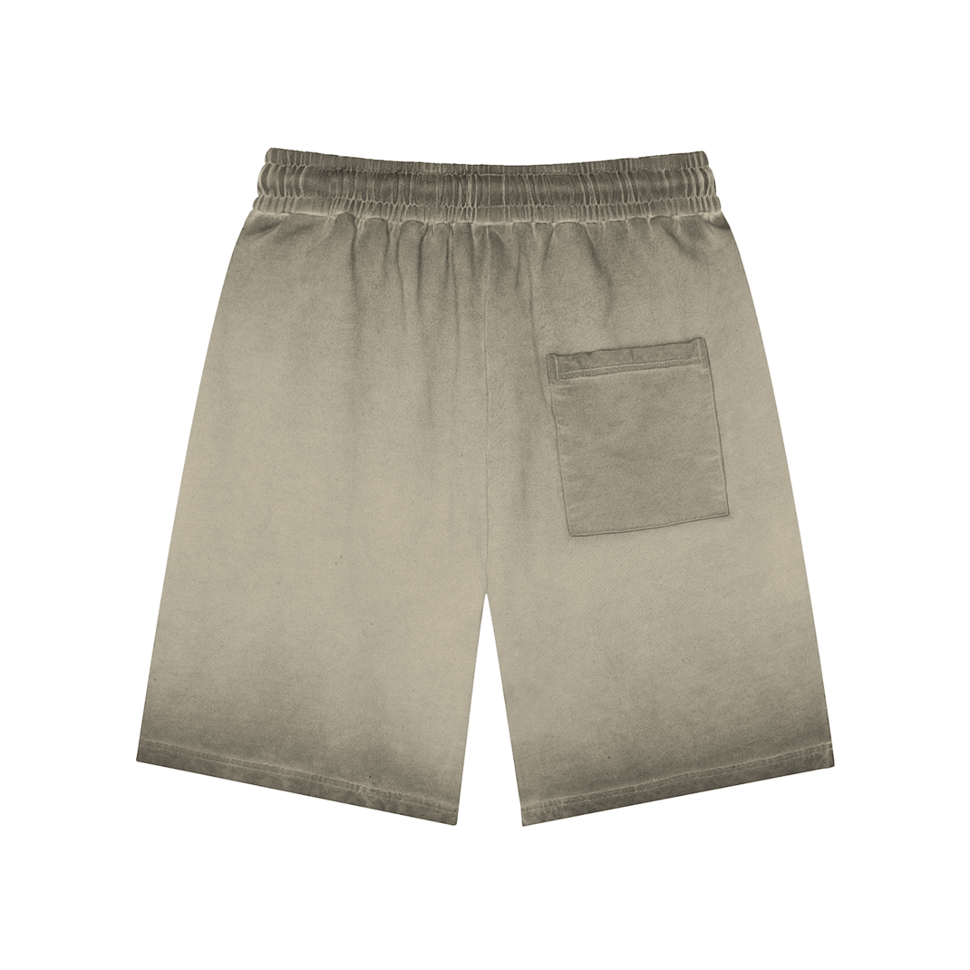 SM Sig. Reverse Dyed Shorts stone grey back