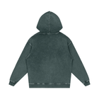 SM Sig. Acid Wash Oversized Hoodie dark green back