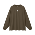SM Sig. Long Sleeve T-shirt brown front