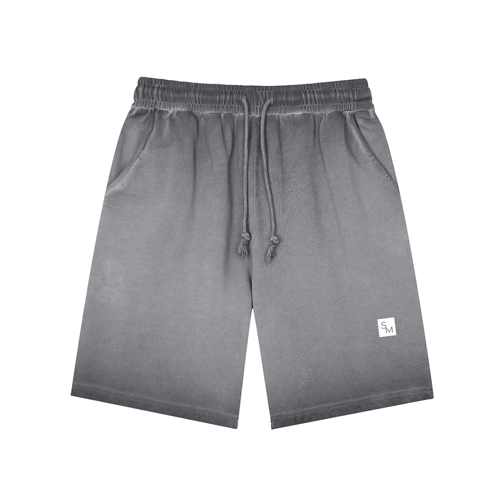 SM Sig. Reverse Dyed Shorts charcoal front