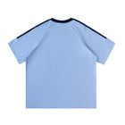 SM Sig. Striped T-shirt blue back