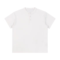 SM Sig. Henley T-shirt white front