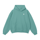SM Sig. Fleece Hoodie green front