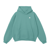 SM Sig. Fleece Hoodie green front
