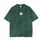 SM Acid Wash T-Shirt Dark Green front