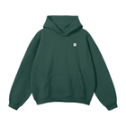 SM Sig. Fleece Hoodie eden green front