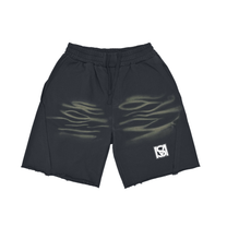 SM Vintage Washed Shorts charcoal front