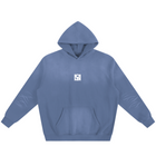 SM Sunfade Fleeced Hoodie denim front
