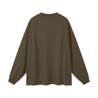 SM Sig. Long Sleeve T-shirt brown back