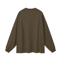SM Sig. Long Sleeve T-shirt brown back