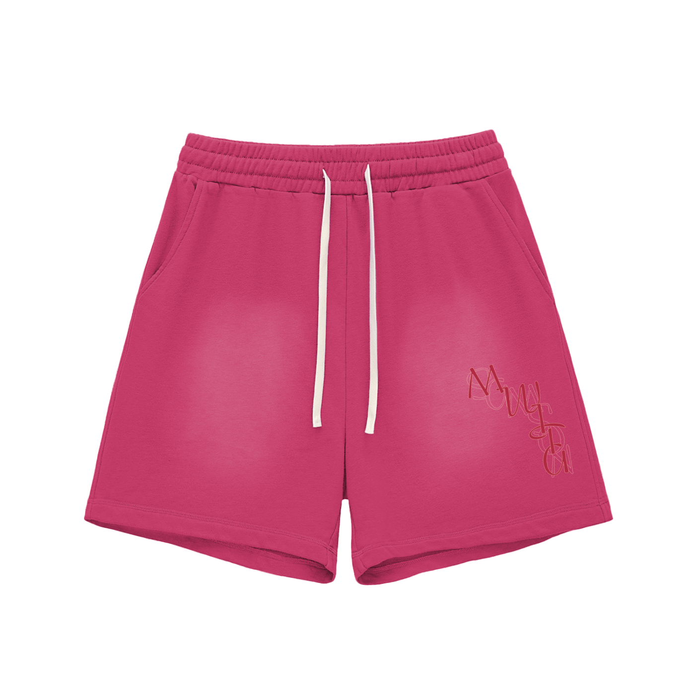 SM Echo Fleur Shorts pink front