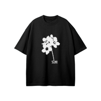 SM Floral T-shirt black front