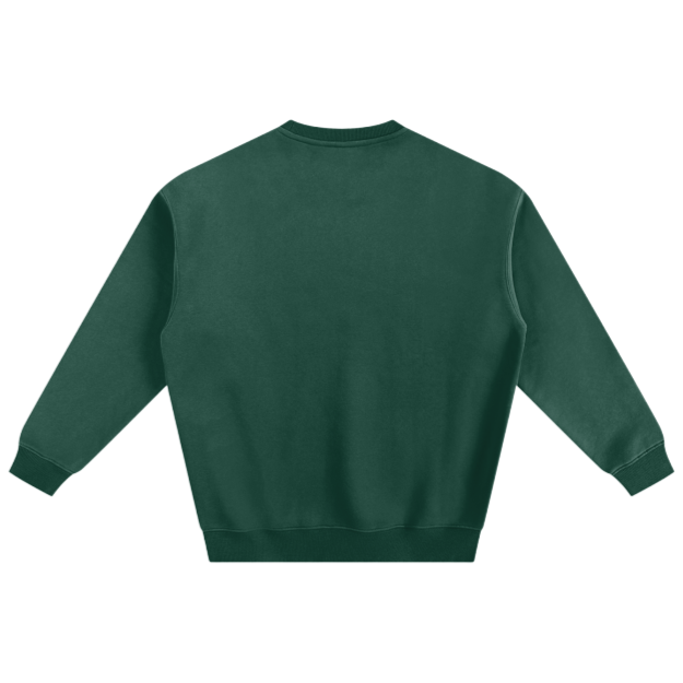 SM Fleece Sweatshirt eden green back
