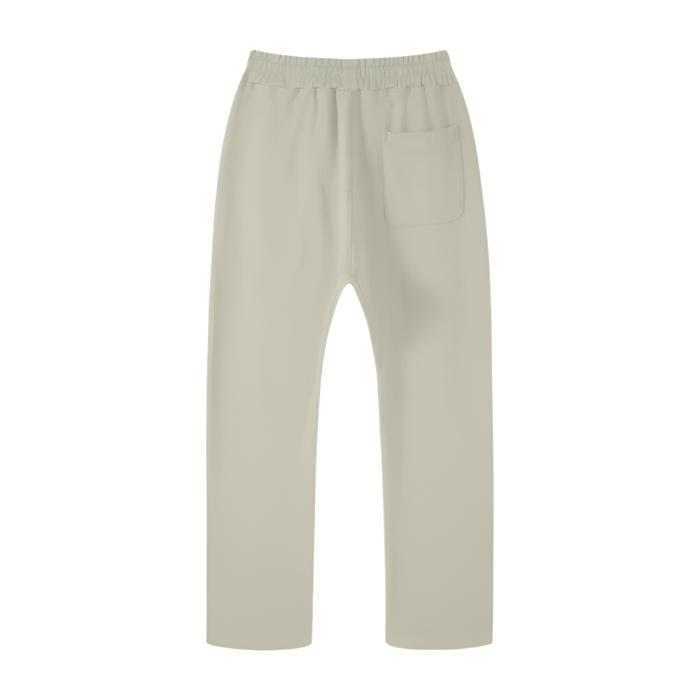 SM Sig. Straight Leg Sweatpants sand back