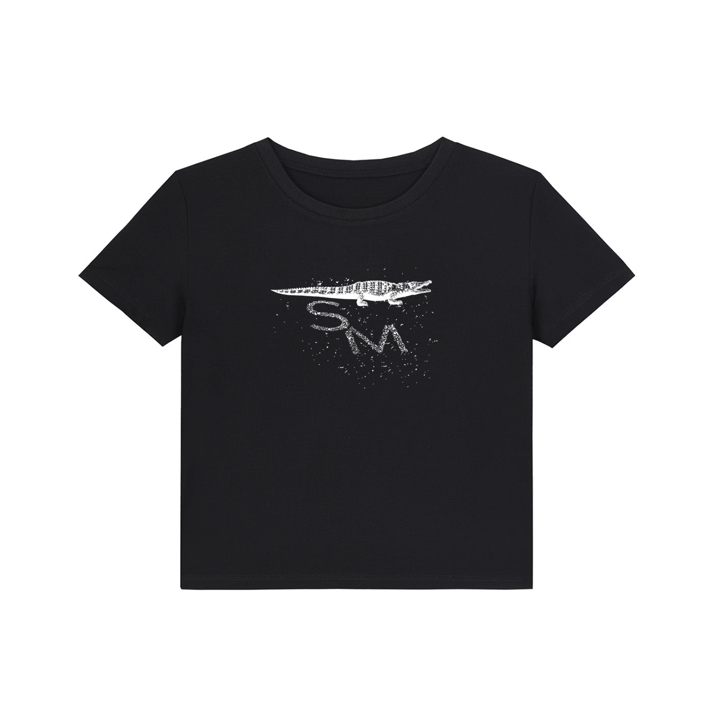 SM Croc T-shirt black front
