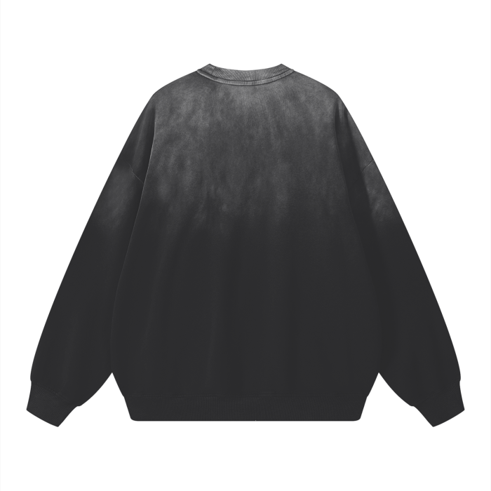 SM Monkey Wash Sweatshirt black back