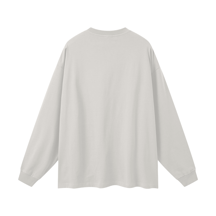 SM Sig. Long Sleeve T-shirt Grey back