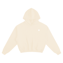 SM Sig. Boxy Hoodie light apricot front