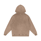 SM Sig. Acid Wash Oversized Hoodie sand back