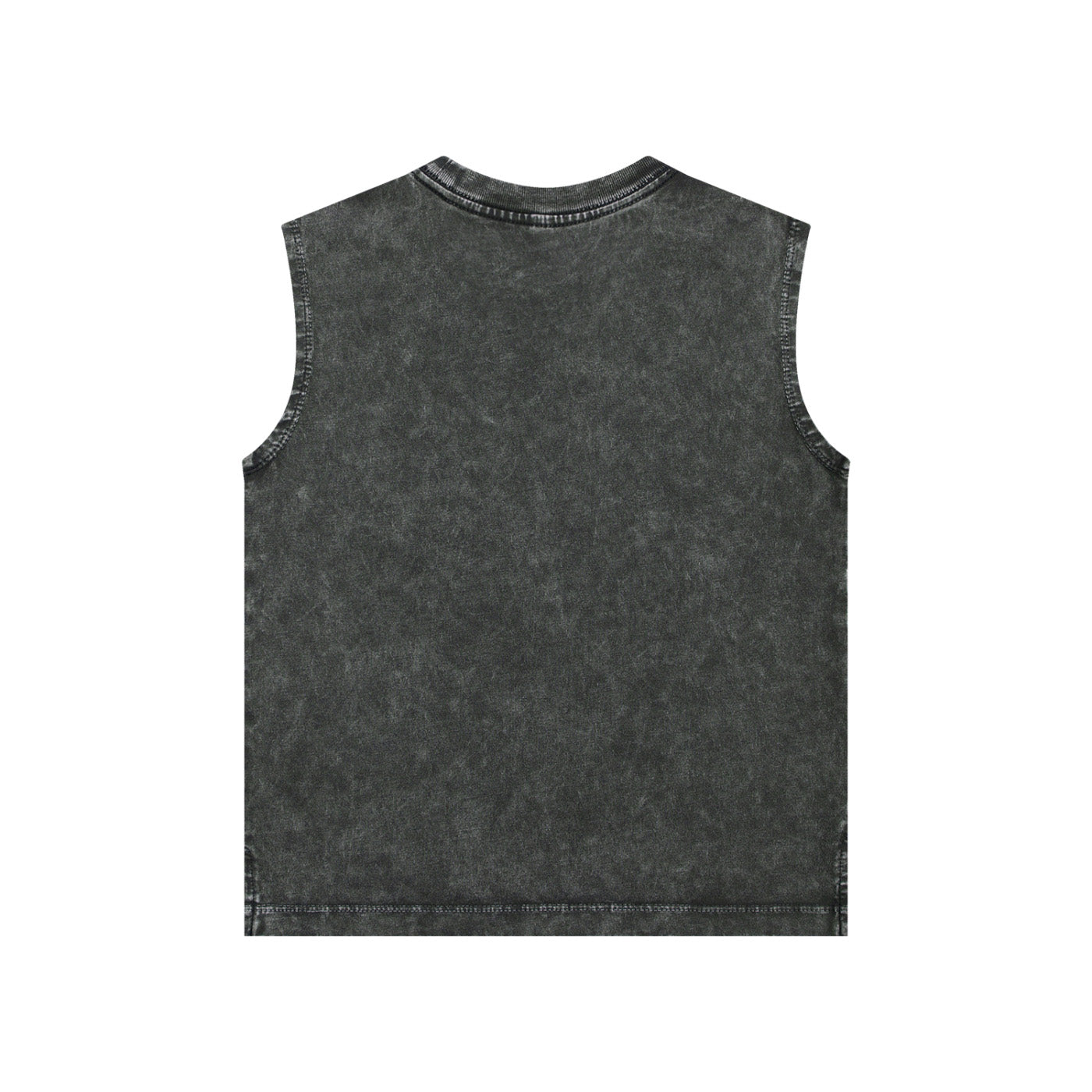 SM Snow Washed Kids Tank Top charcoal back