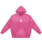 SM Sunfade Fleeced Hoodie hot pink front