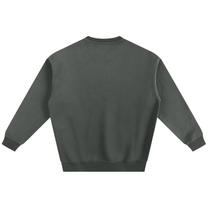 SM Fleece Sweatshirt dark grey back