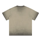 SM Sig. Reverse Dyed T-shirt stone grey back