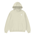 SM Sig. High Neck Fleece Hoodie sand front
