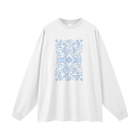 SM Baroque Bloom Long Sleeve T-shirt white front