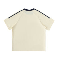 SM Sig. Striped T-shirt beige back