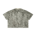 SM Leopard Print Boxy T-shirt grey back