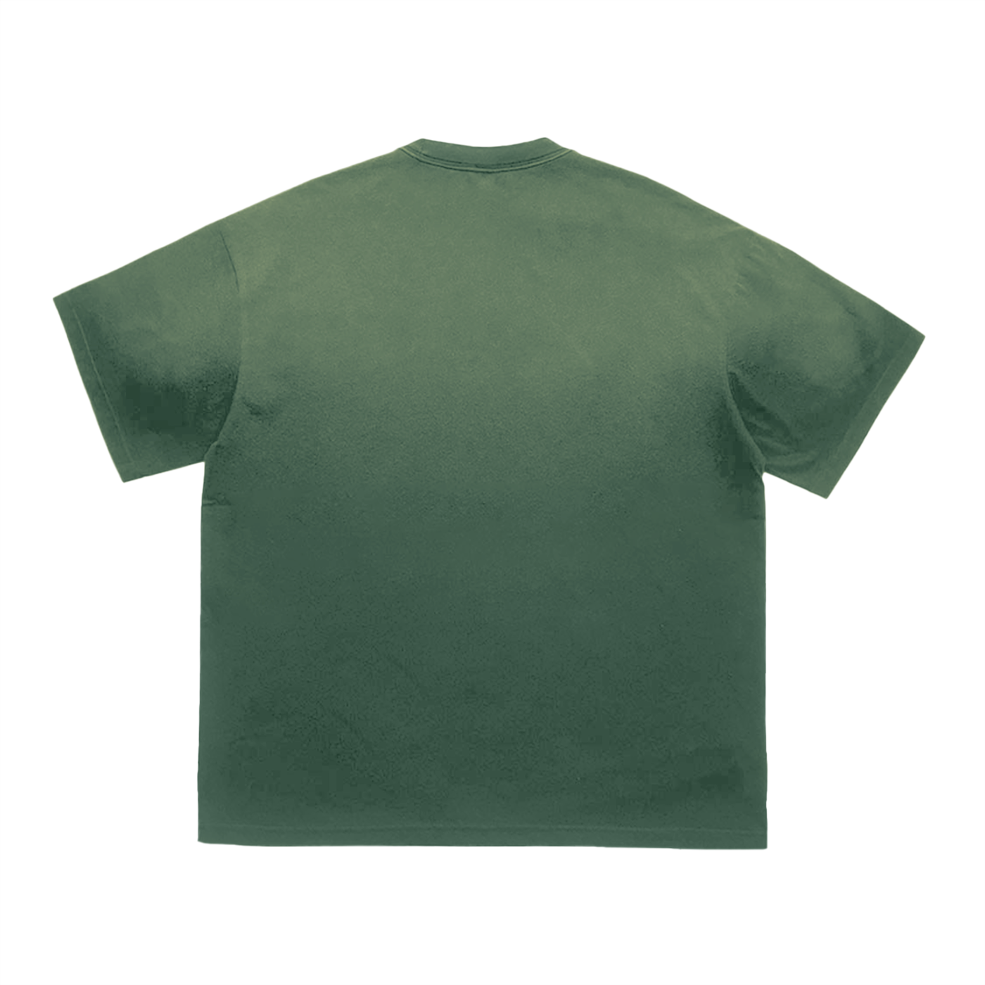 SM Vintage Washed T-Shirt dark green back