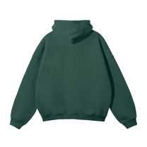 SM Sig. Fleece Hoodie eden green back