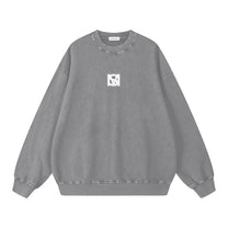 SM Acid Wash Sweatshirt grey front