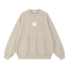 SM Acid Wash Sweatshirt beige front