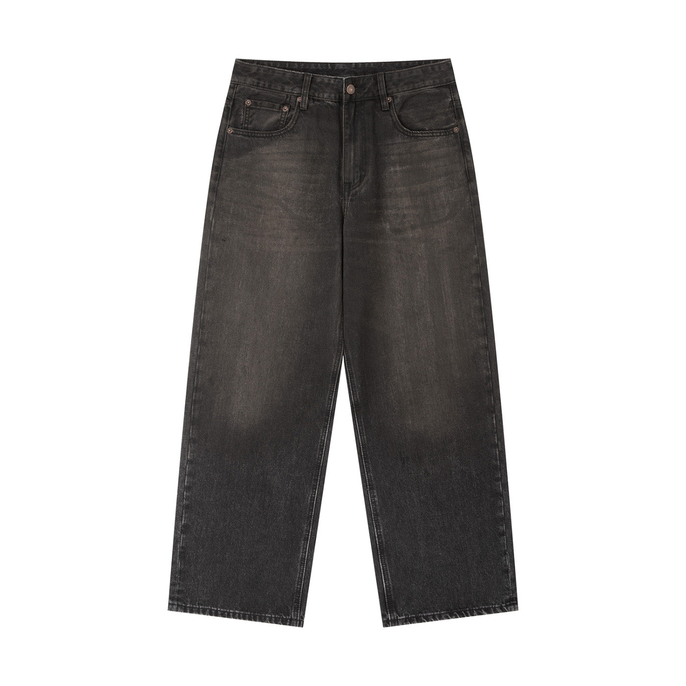 SM Archive Fade Denim Jeans black front