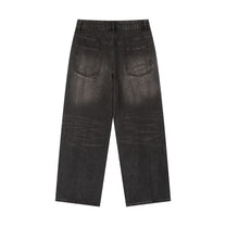SM Archive Fade Denim Jeans black back