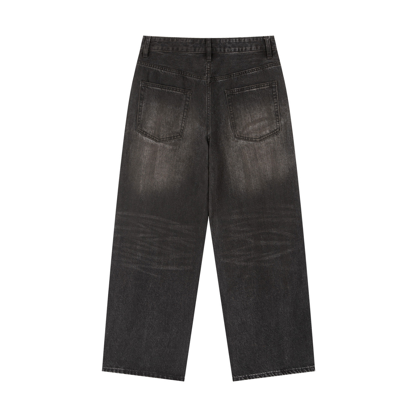 SM Archive Fade Denim Jeans black back