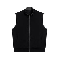 SM Sig. Clubhouse Zip Vest black front