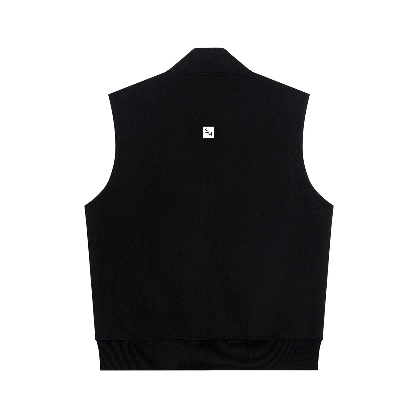 SM Sig. Clubhouse Zip Vest black back