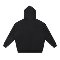 SM Contour Line Hoodie black back